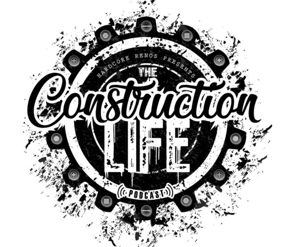 The logo of The Construction Life Podcast