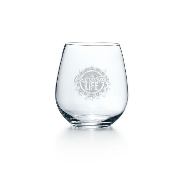 The Construction Life wine glass